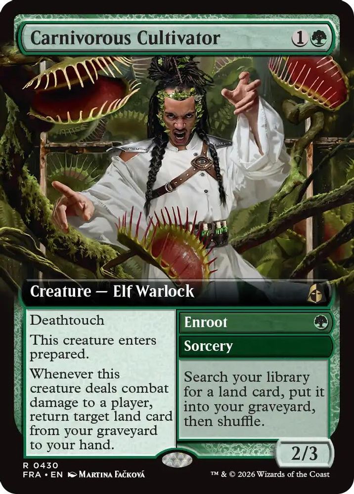 Carnivorous Cultivator (Extended Art) (FRA-100) - Reality Fracture