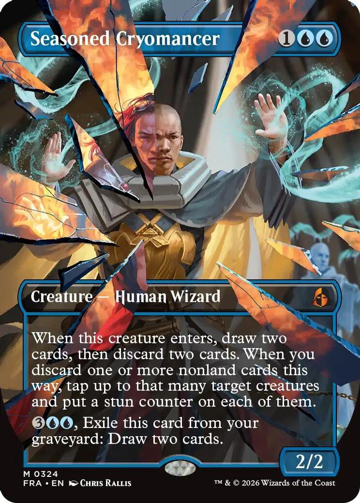 Seasoned Cryomancer (Borderless) (FRA-324) - Reality Fracture