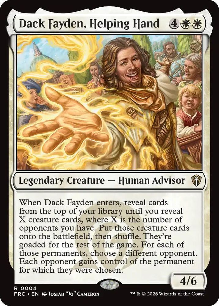 Dack Fayden, Helping Hand (004) - Commander: Reality Fracture