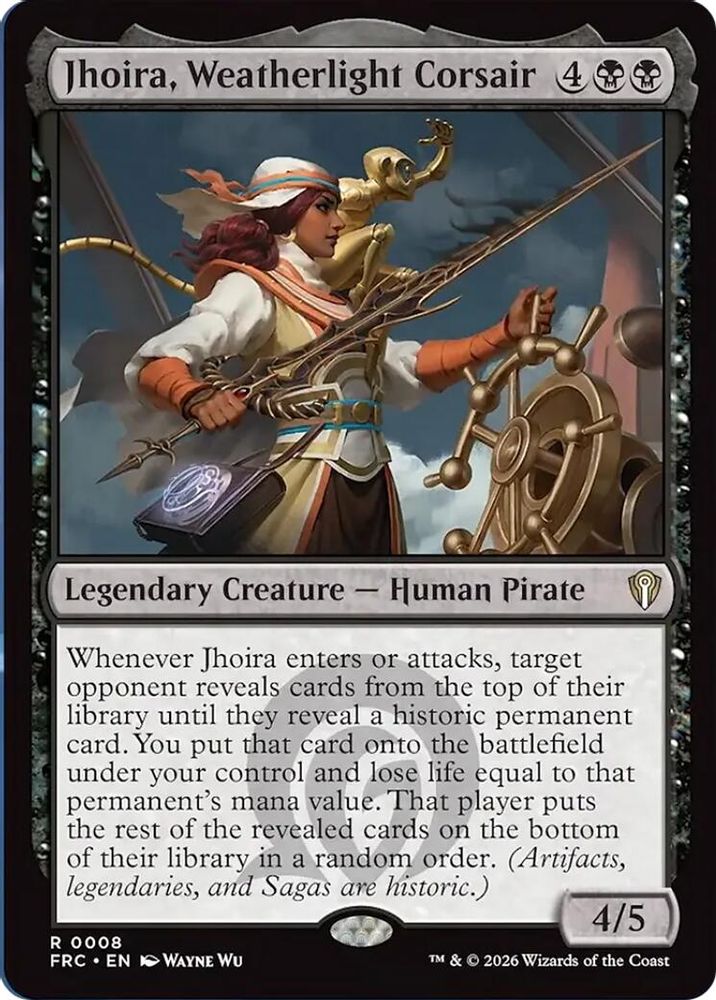 Jhoira, Weatherlight Corsair (FRC-008) - Commander: Reality Fracture