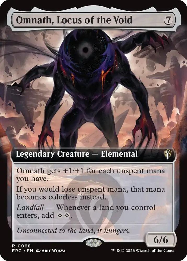 Omnath, Locus of the Void (Extended Art) (088) - Commander: Reality Fracture