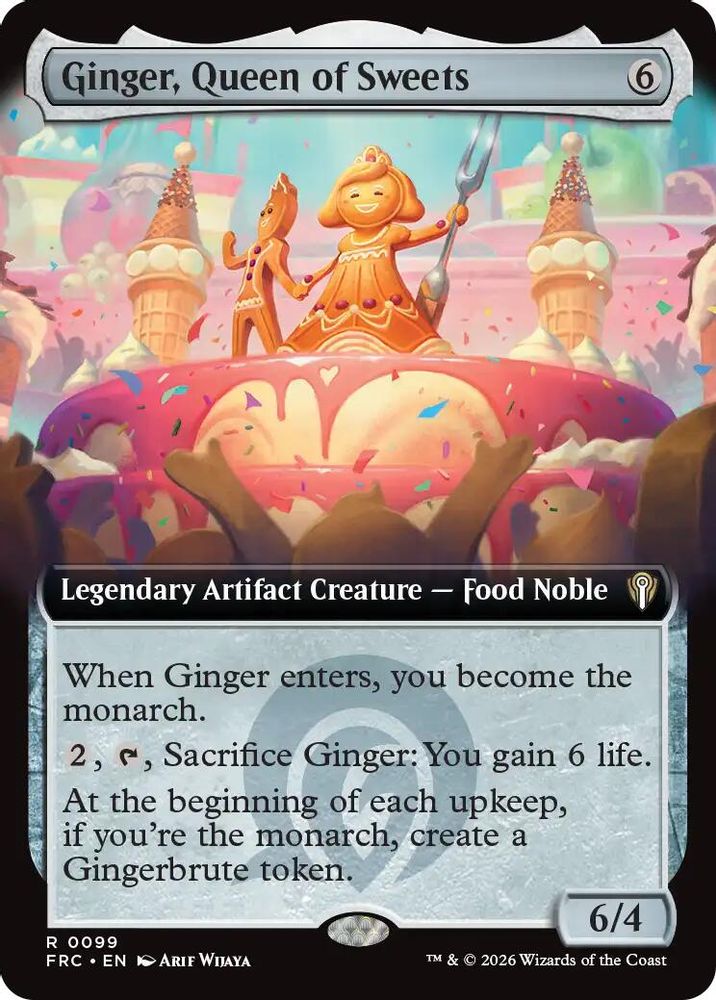 Ginger, Queen of Sweets (Extended Art) (099) - Commander: Reality Fracture