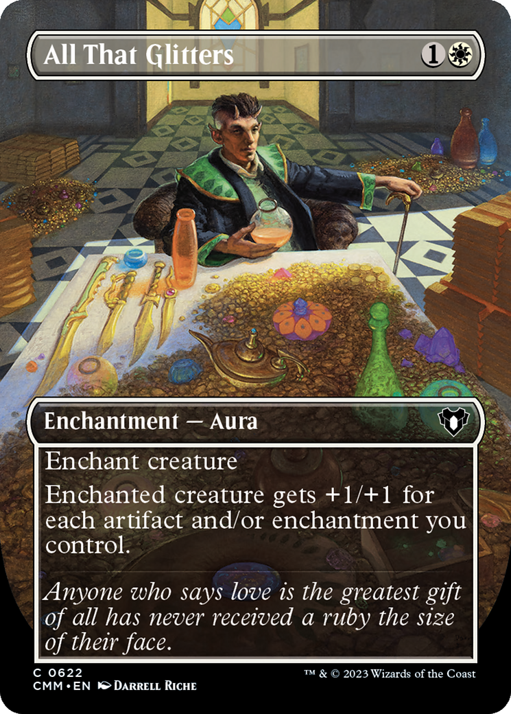 All That Glitters (Borderless) (CMM-622) - Commander Masters (Borderless)