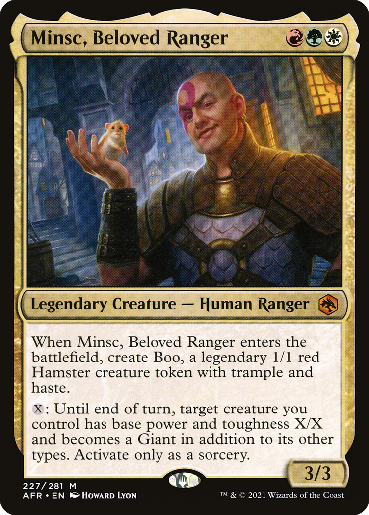 Minsc, Beloved Ranger (AFR-227) - Adventures in the Forgotten Realms