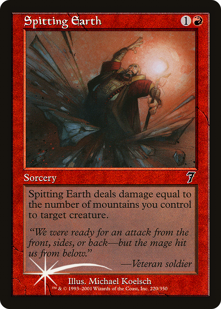 Spitting Earth (7ED-220) - 7th Edition