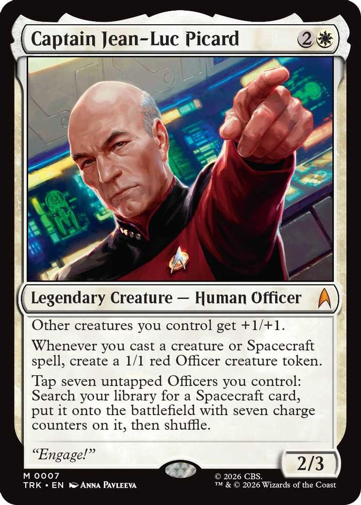 Captain Jean-Luc Picard (TRK-007) - Star Trek Foil