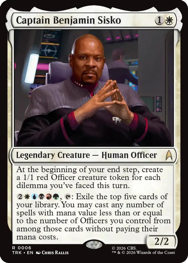 Captain Benjamin Sisko (TRK-006) - Star Trek Foil
