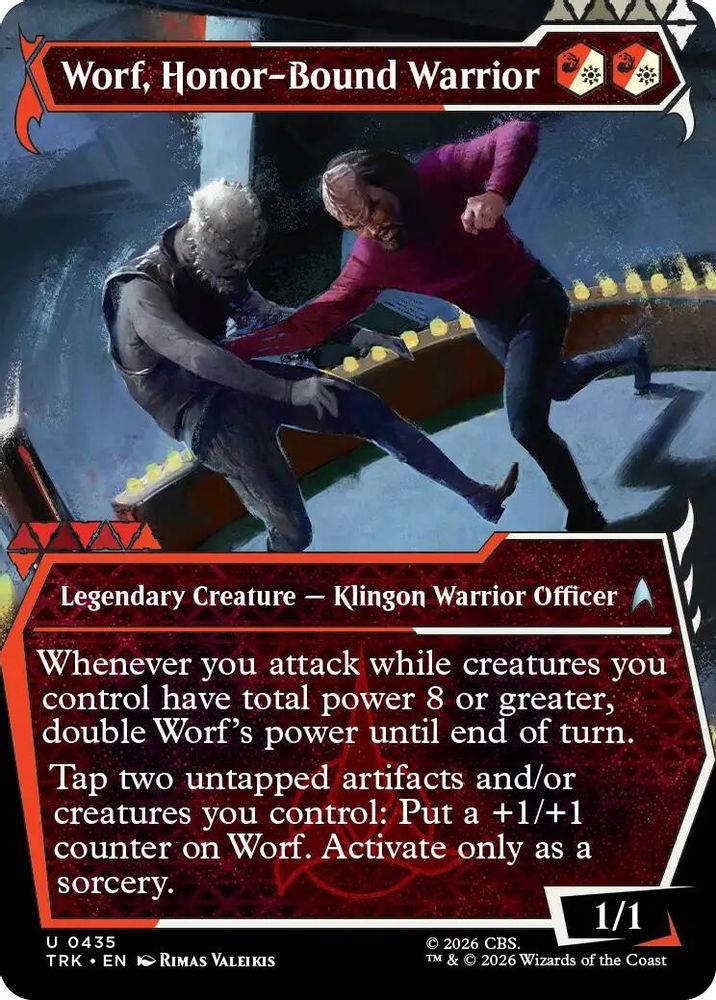 Worf, Honor-Bound Warrior (Showcase) (TRK-435) - Star Trek