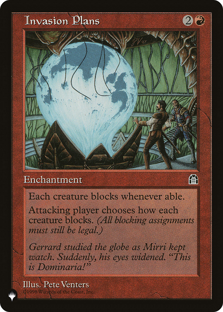 Invasion Plans (LIST-89) - The List