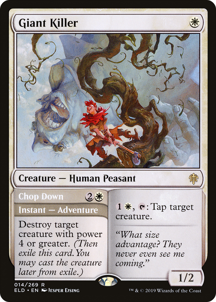 Giant Killer // Chop Down (ELD-014) - Throne of Eldraine