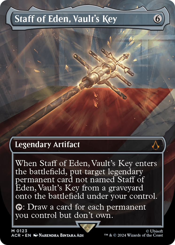 Staff of Eden, Vault's Key (Borderless) (ACR-123) - Assassin's Creed (Borderless)