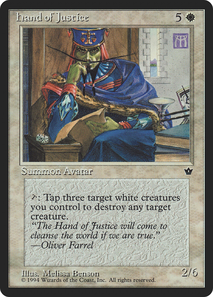 Hand of Justice (FEM-5) - Fallen Empires