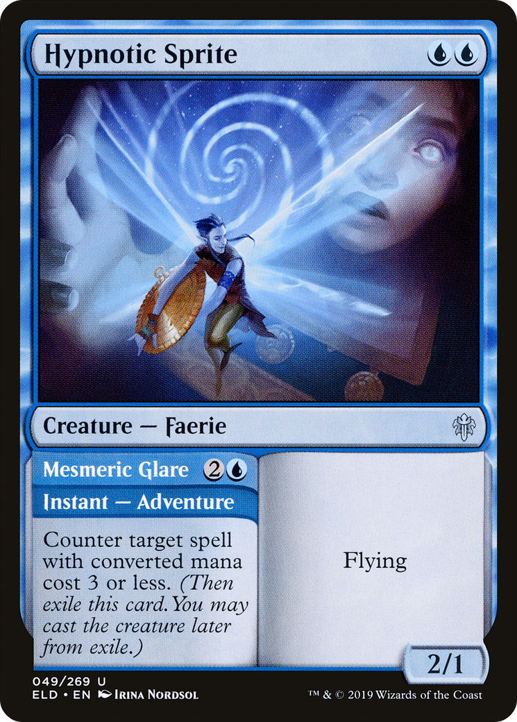 Hypnotic Sprite (ELD-049) - Throne of Eldraine Foil