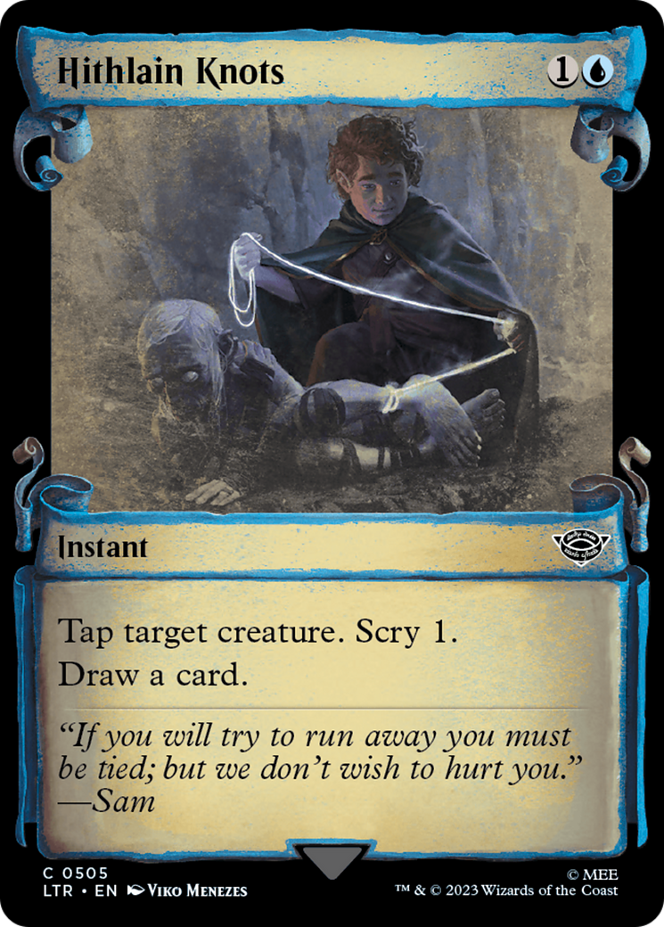 Hithlain Knots (Showcase Scrolls) (LTR-505) - The Lord of the Rings: Tales of Middle-earth: (Showcase) Foil