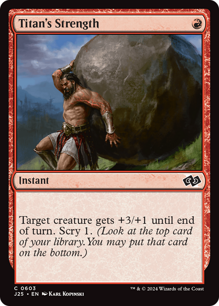 Titan's Strength (J25-603) - Foundations Jumpstart