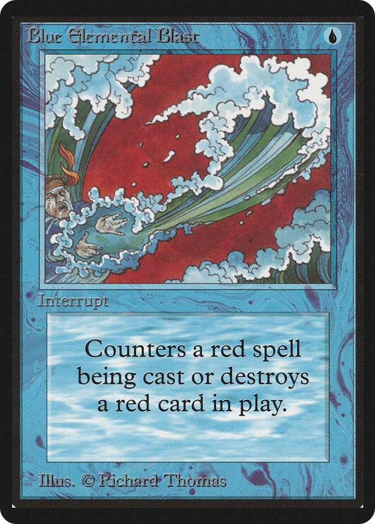Blue Elemental Blast (LEB-50) - Limited Edition Beta