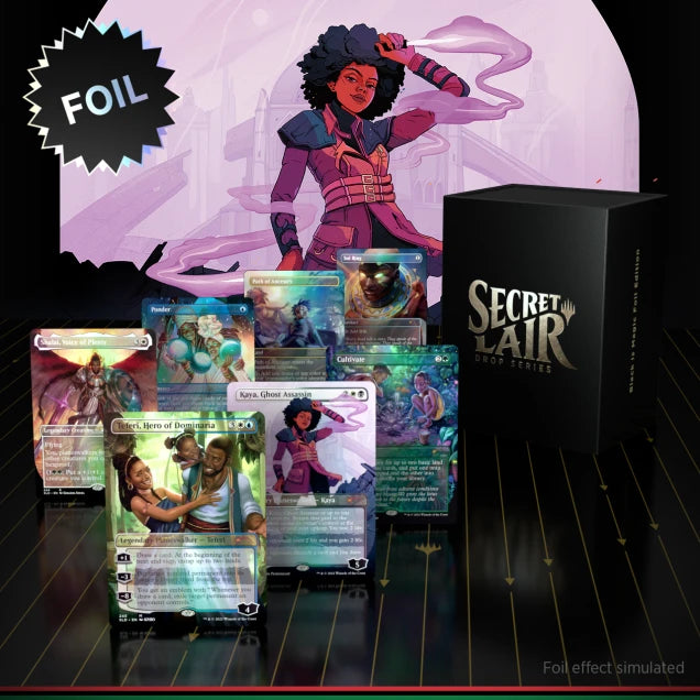 Magic the Gathering - Secret Lair - Black Is Magic - Traditional Foil