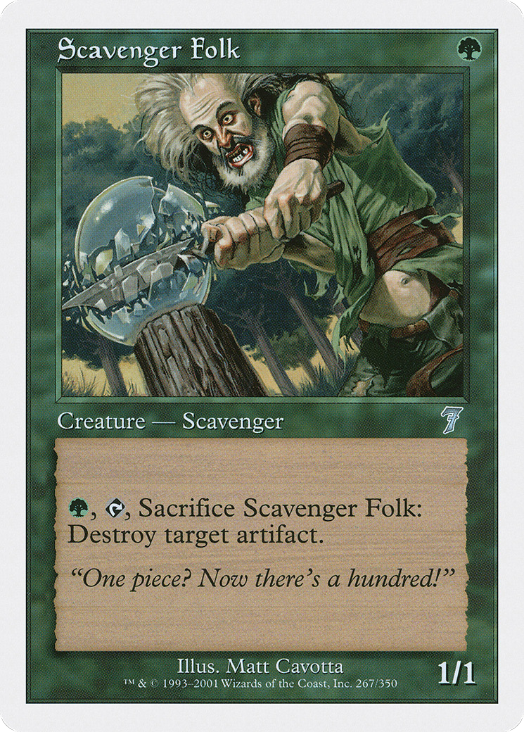 Scavenger Folk (7ED-267) - 7th Edition Foil