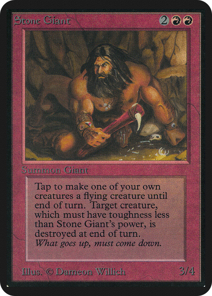 Stone Giant (LEA-176) - Limited Edition Alpha
