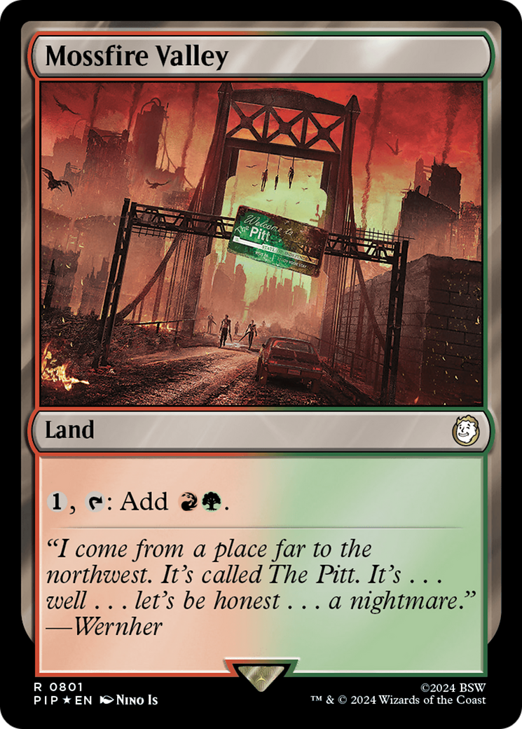 Mossfire Valley (Surge Foil) (PIP-801) - Fallout Foil