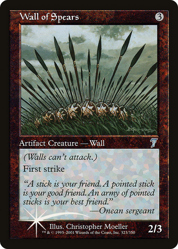 Wall of Spears (7ED-323) - 7th Edition