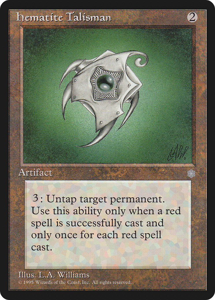 Hematite Talisman (ICE-320) - Ice Age