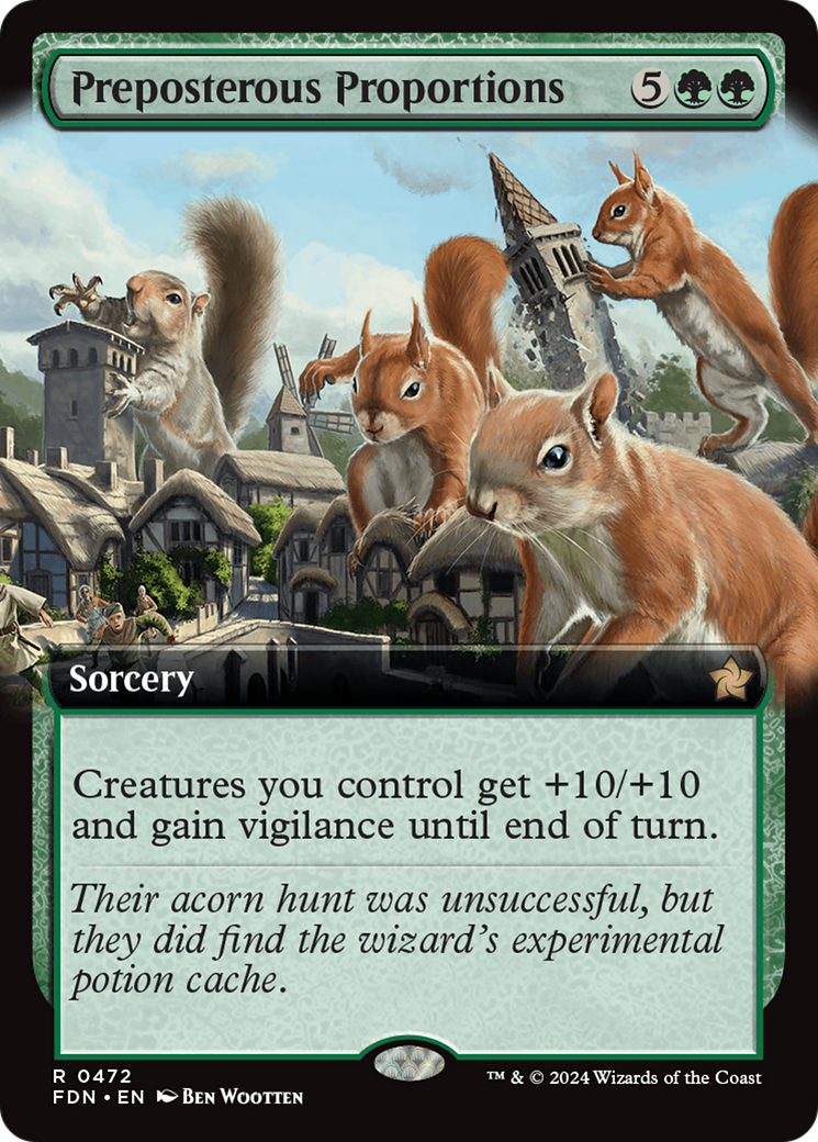 Preposterous Proportions (FDN-472) - Foundations: (Extended Art) Foil