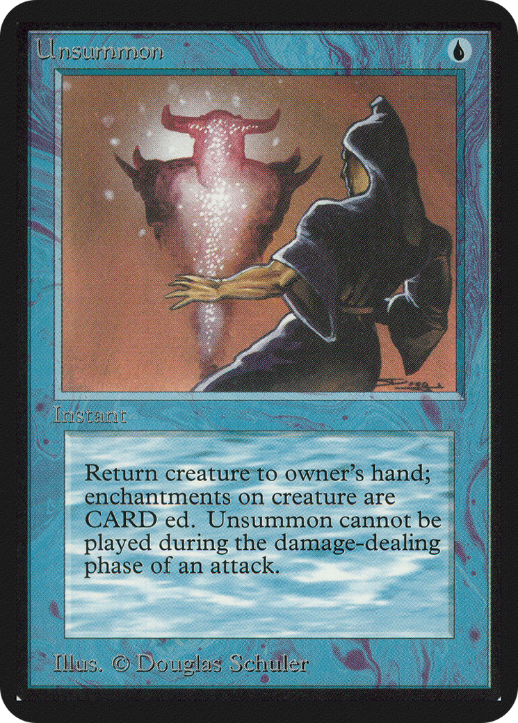Unsummon (LEA-86) - Limited Edition Alpha