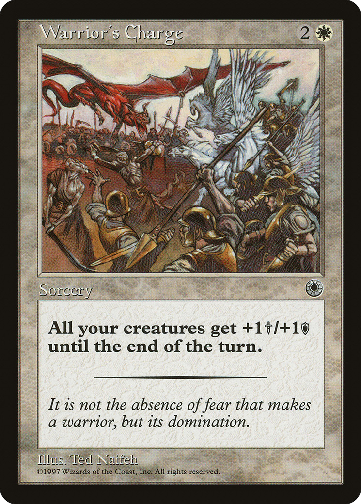 Warrior's Charge (Flavor Text) (POR-38) - Portal