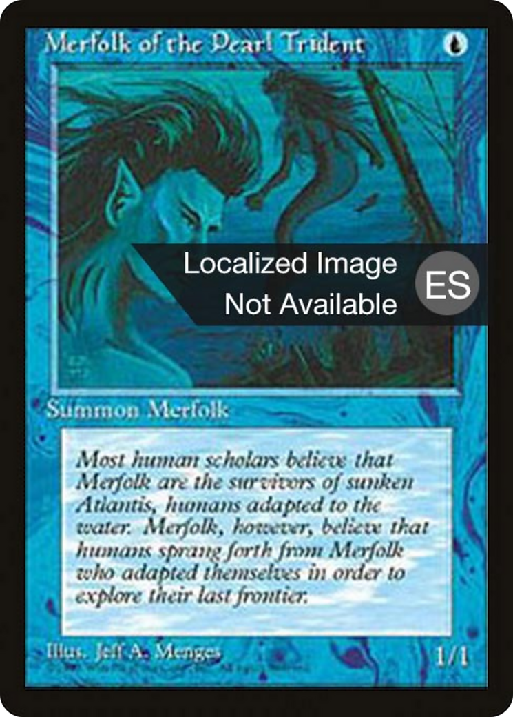 Merfolk of the Pearl Trident (4BB-86) - Fourth Edition Foreign Black Border