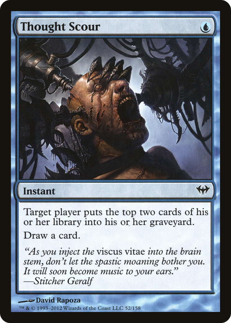 Thought Scour (DKA-052) - Dark Ascension Foil