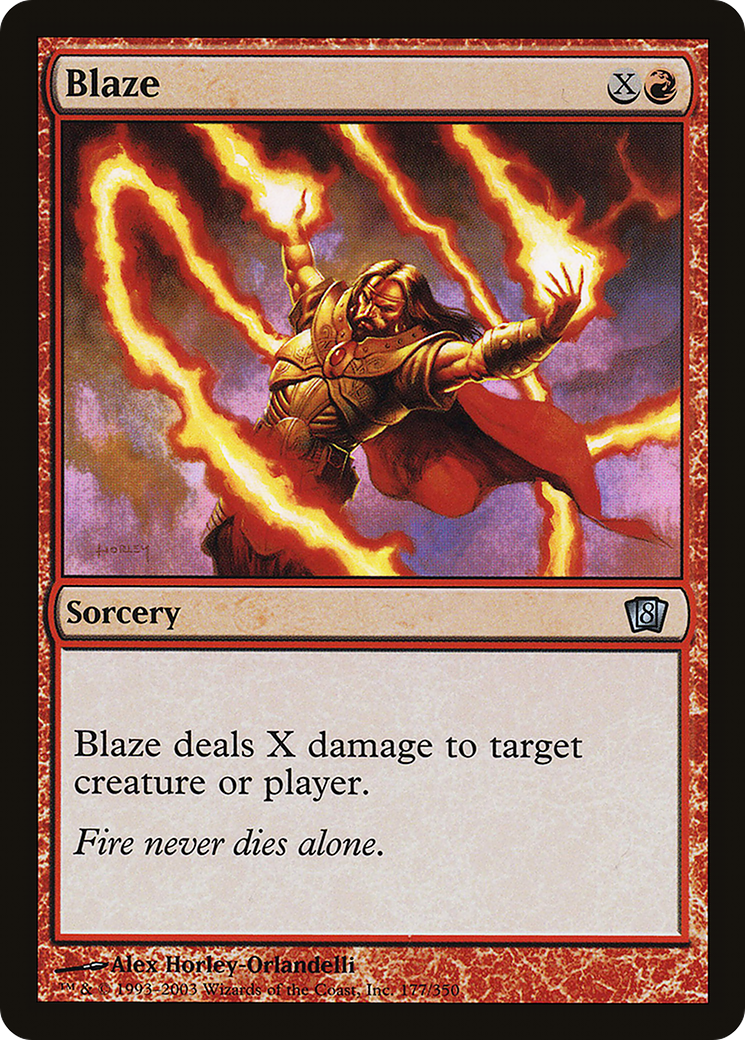 Blaze (8ED-177★) - 8th Edition