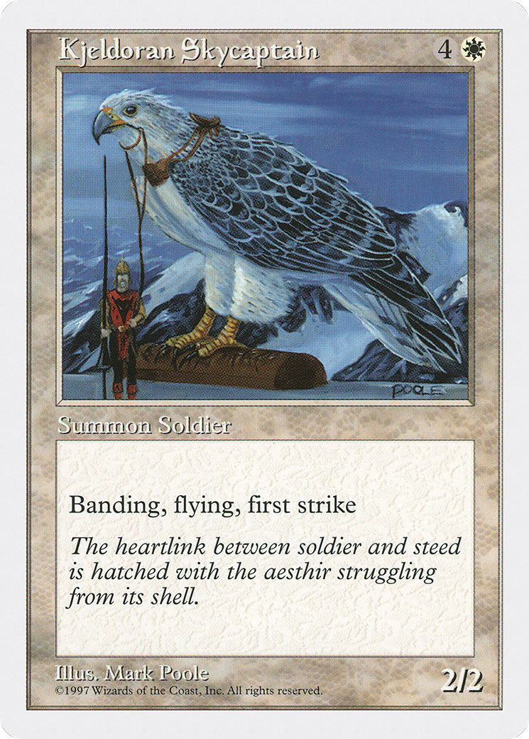 Kjeldoran Skycaptain (5ED-45) - Fifth Edition