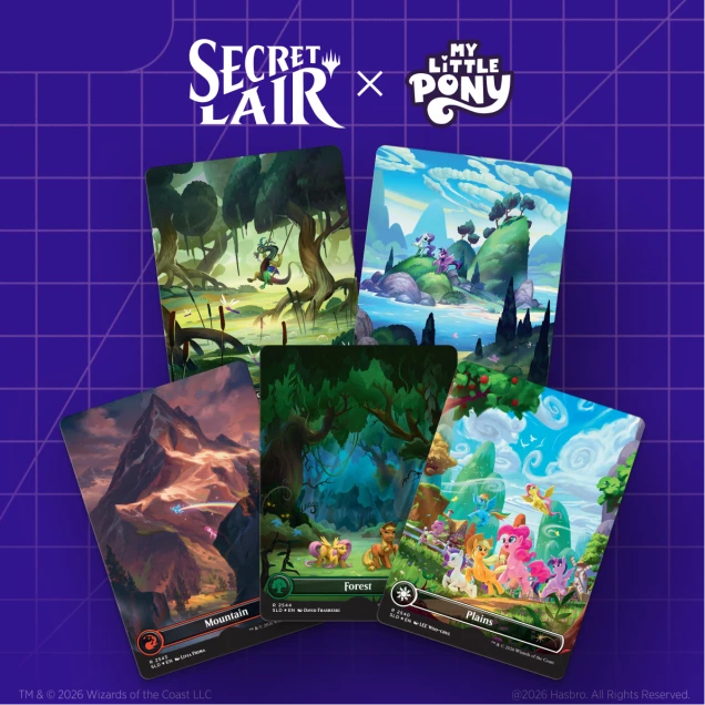 Magic the Gathering - Secret Lair x My Little Pony - Lands of Equestria - Non-Foil