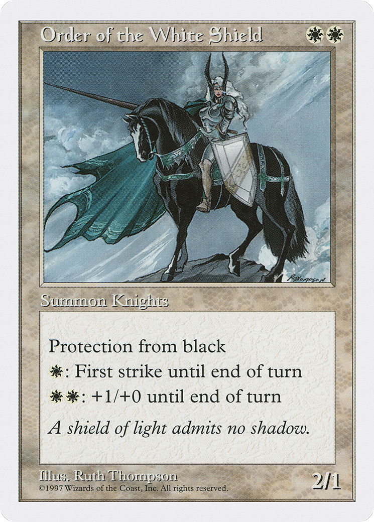 Order of the White Shield (5ED-49) - Fifth Edition