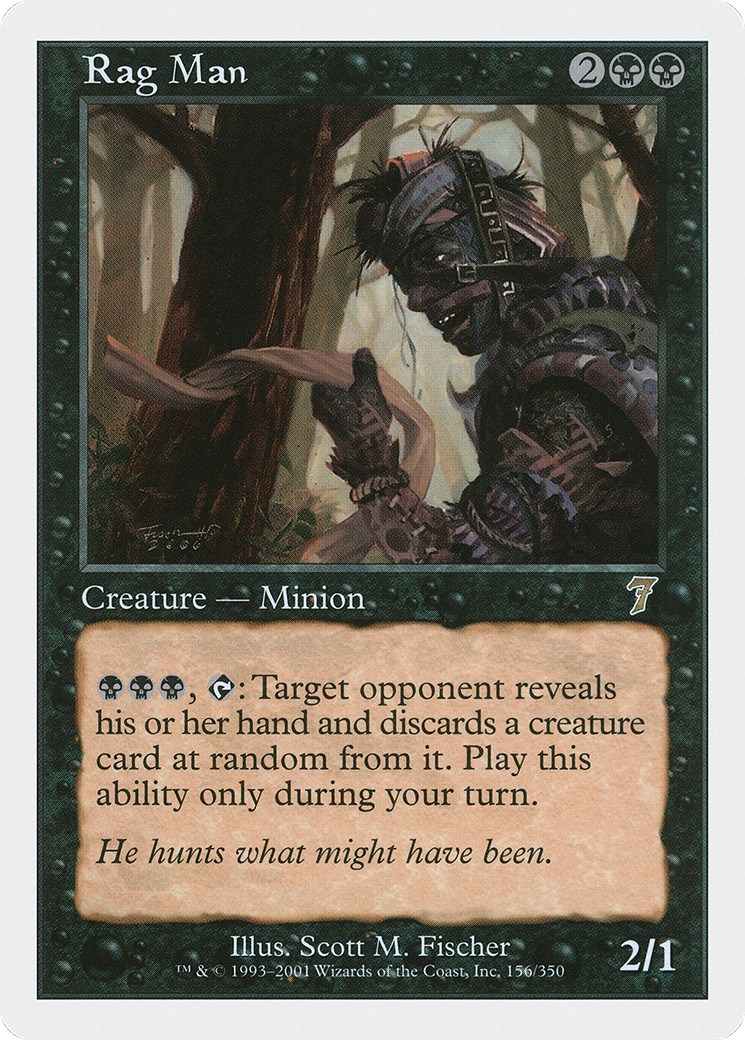 Rag Man (7ED-156) - 7th Edition Foil