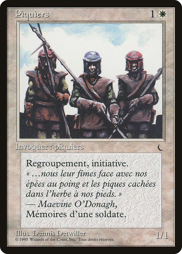 Pikemen (French) - "Piquiers" (REN-018) - Renaissance