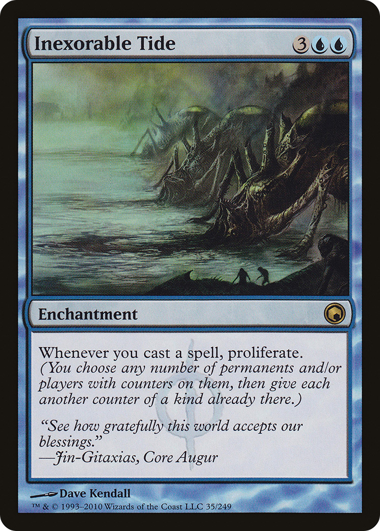 Inexorable Tide (SOM-035) - Scars of Mirrodin Foil