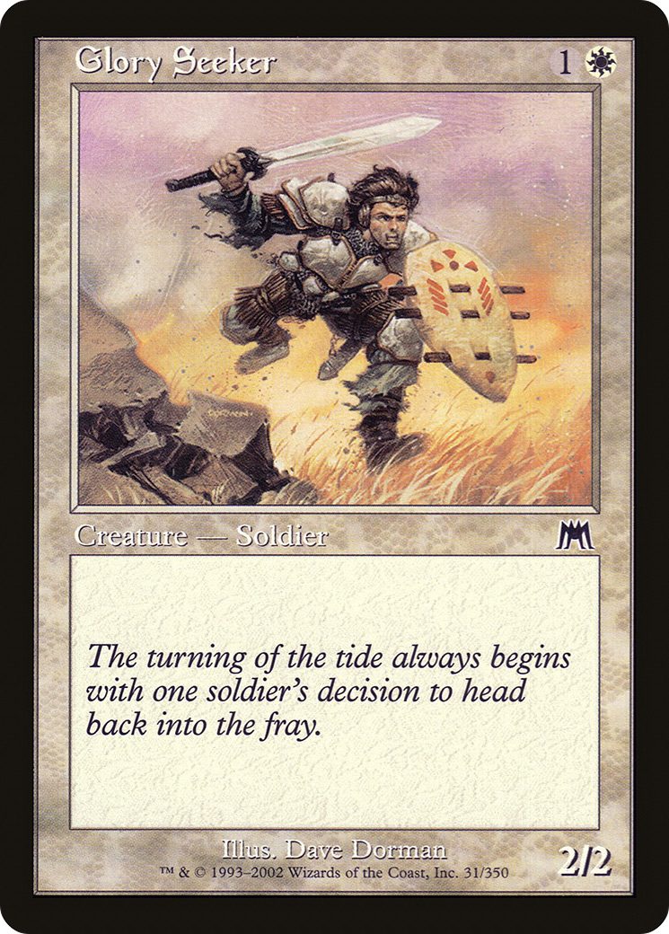 Glory Seeker (ONS-031) - Onslaught Foil