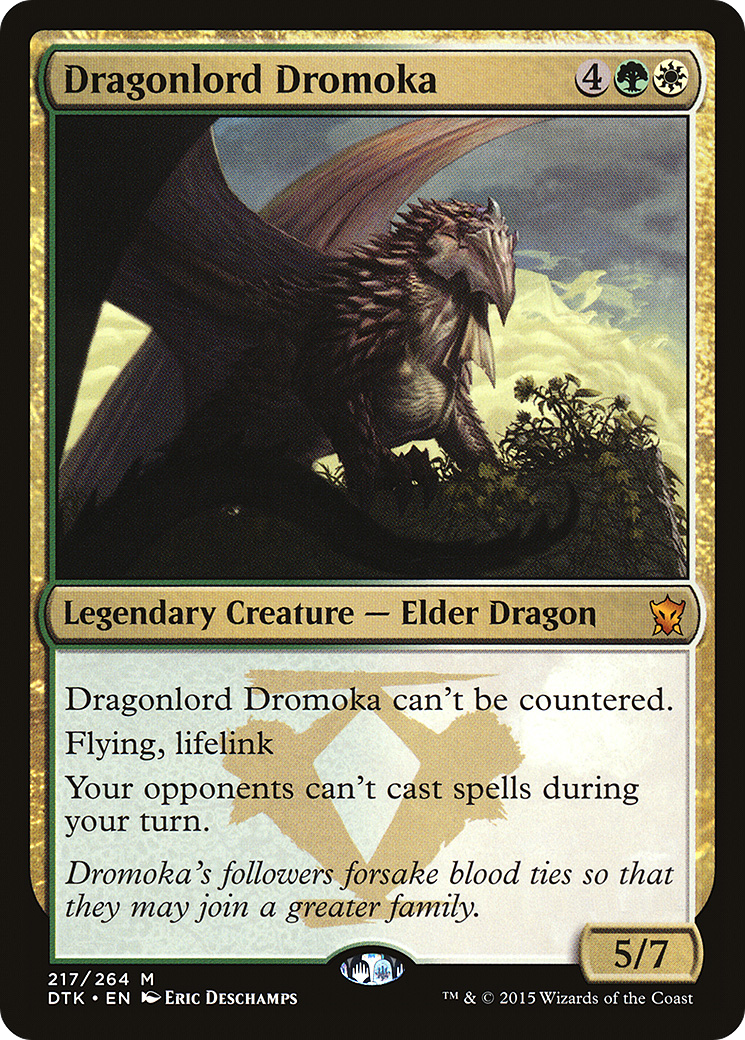 Dragonlord Dromoka (DTK-217) - Dragons of Tarkir