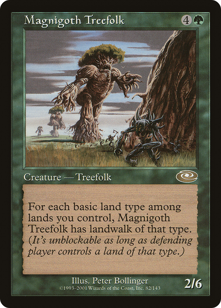 Magnigoth Treefolk (PLS-082) - Planeshift Foil