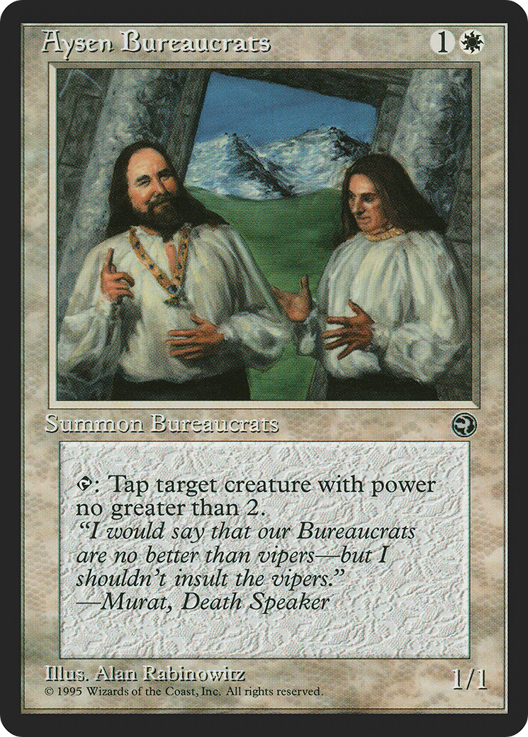 Aysen Bureaucrats (HML-3) - Homelands