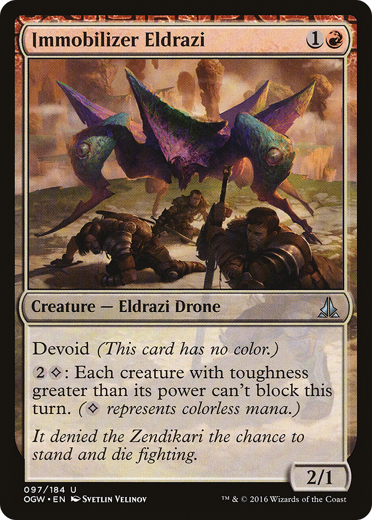 Immobilizer Eldrazi (OGW-097) - Oath of the Gatewatch Foil