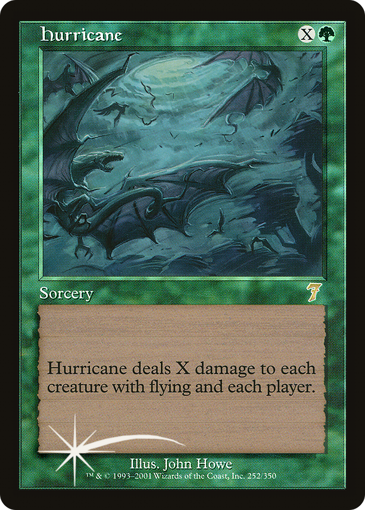 Hurricane (7ED-252) - 7th Edition Foil
