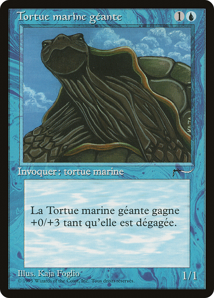 Giant Tortoise (French) - "Tortue marine geante" (REN-034) - Renaissance