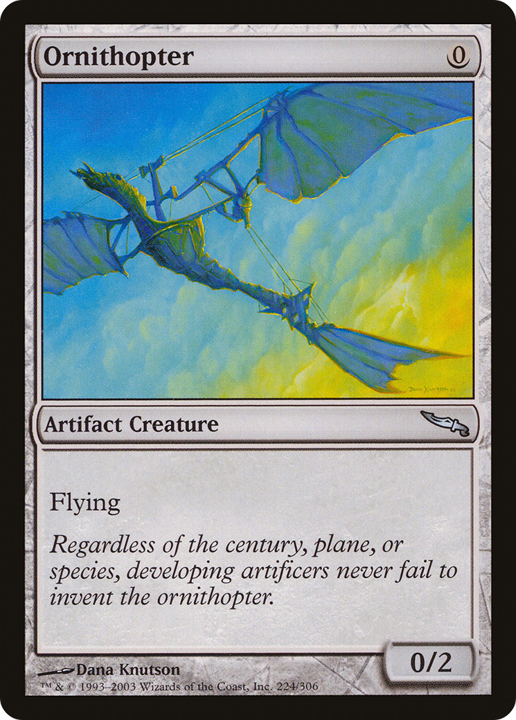 Ornithopter (MRD-224) - Mirrodin