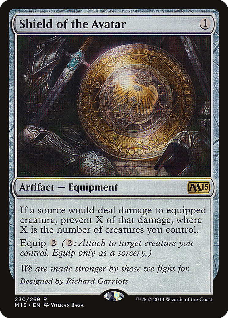 Shield of the Avatar (M15-230) - Magic 2015 Foil