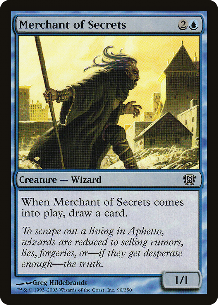 Merchant of Secrets (8ED-090) - 8th Edition Foil