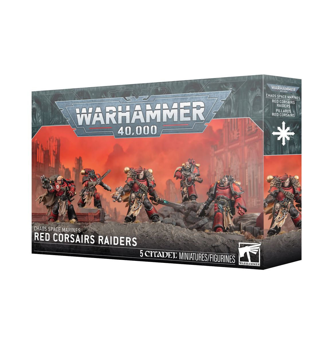 Warhammer 40k - Chaos Space Marines - Red Corsairs Raiders