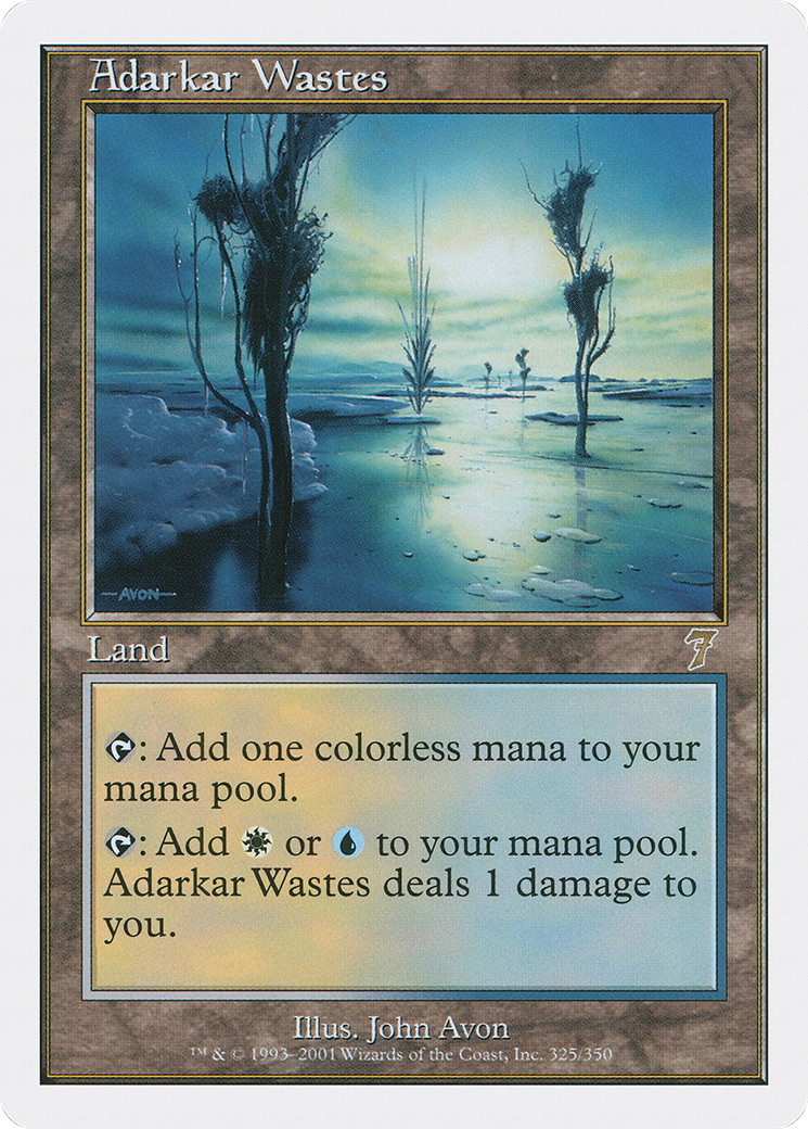 Adarkar Wastes (7ED-325) - 7th Edition